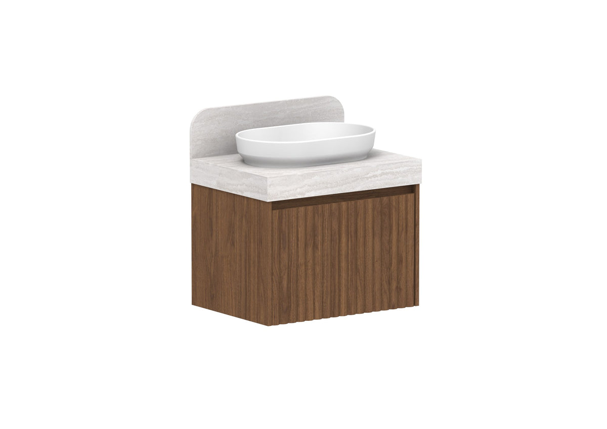 ADP Harper Wall Hung Vanity 685mm in Florentine Walnut