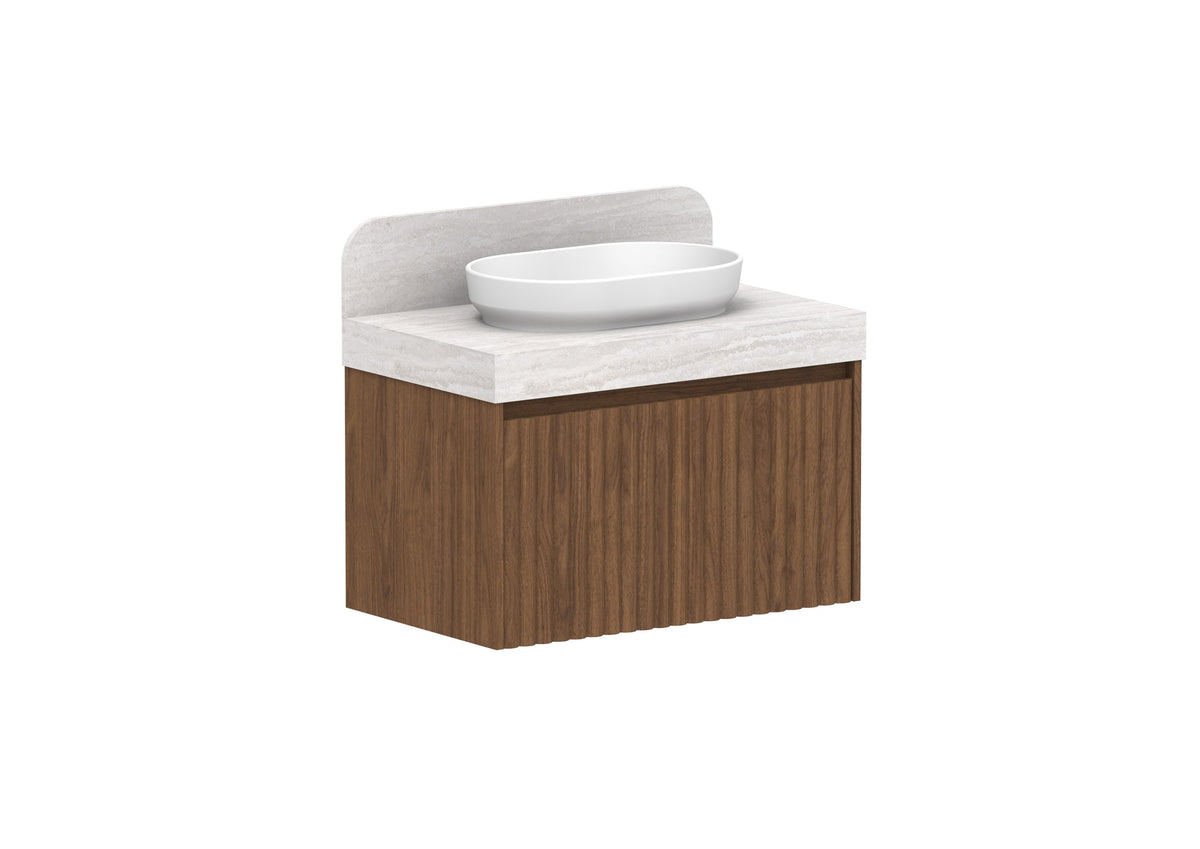 ADP Harper Wall Hung Vanity 835mm in Florentine Walnut