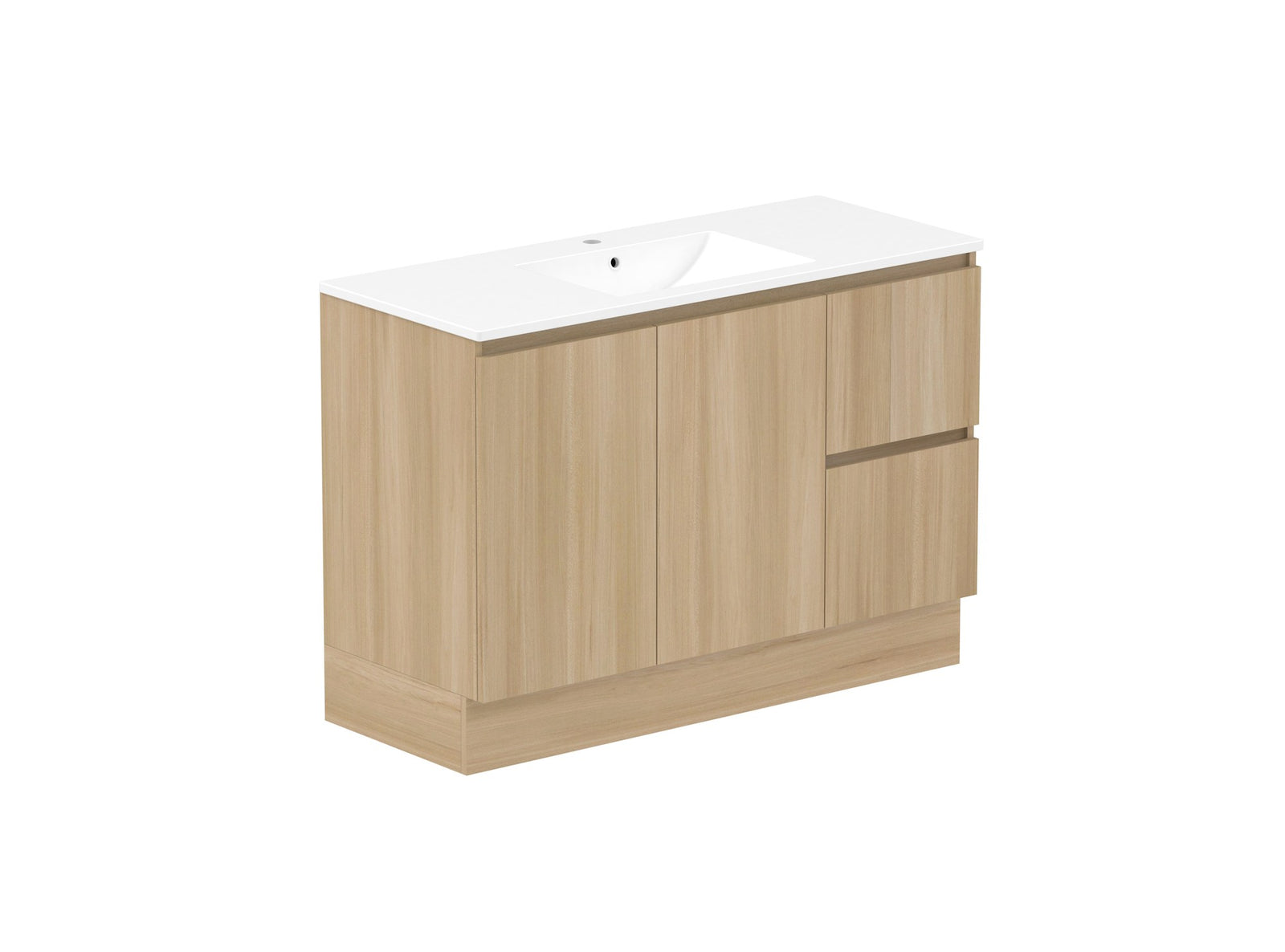 ADP Jane Vanity 1200mm centre bowl in Plantation Ash