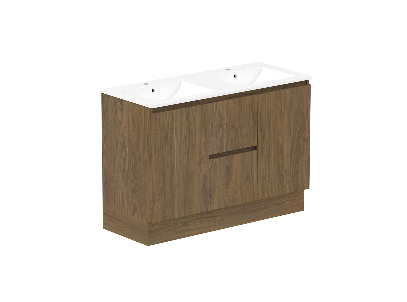ADP Jane Vanity 1200mm double bowl in Natural Walnut