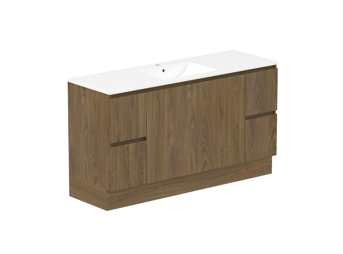 ADP Jane Vanity 1500mm centre bowl in Natural Walnut
