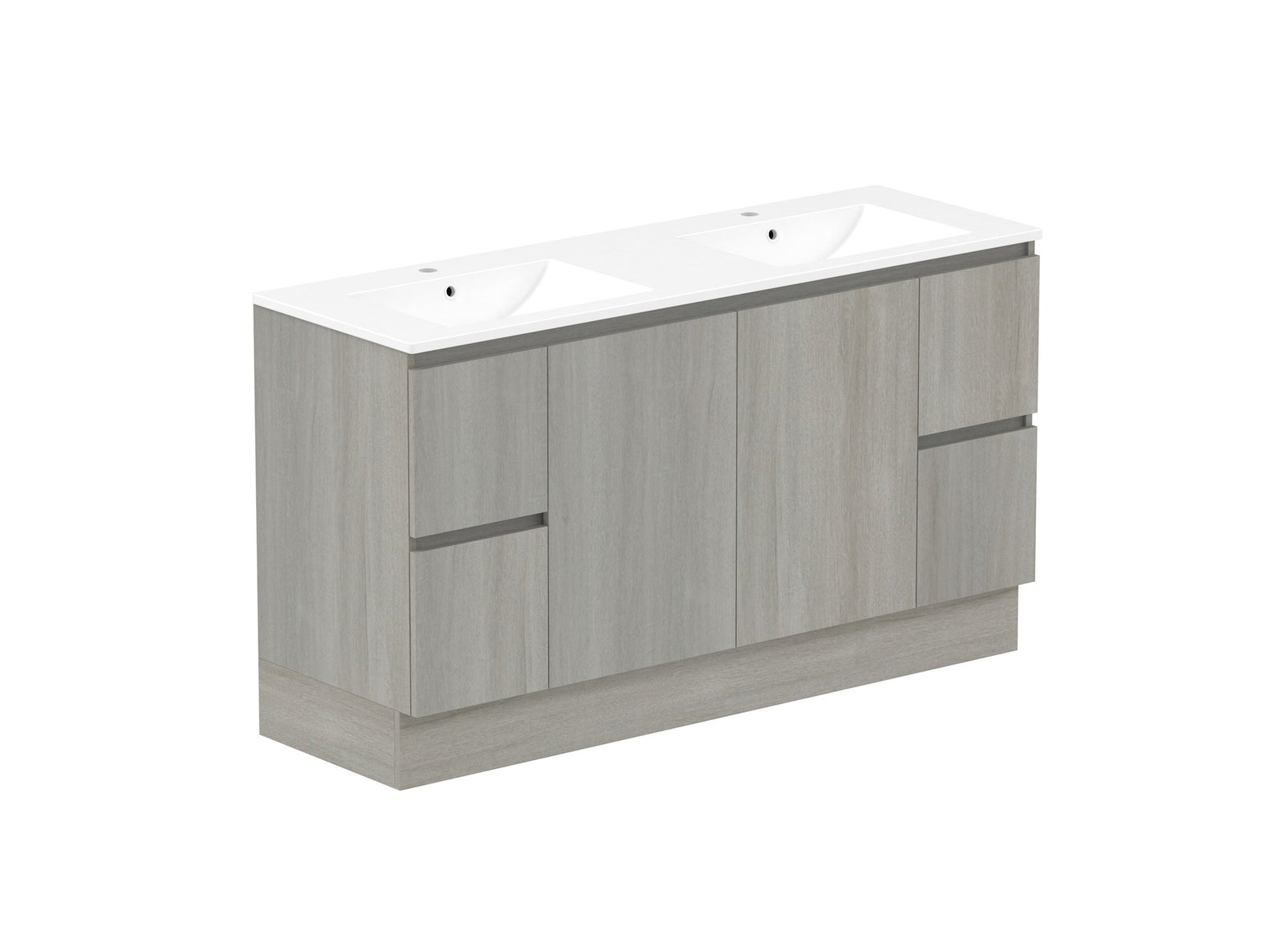 ADP Jane Vanity 1500mm double bowl in Palomera Oak