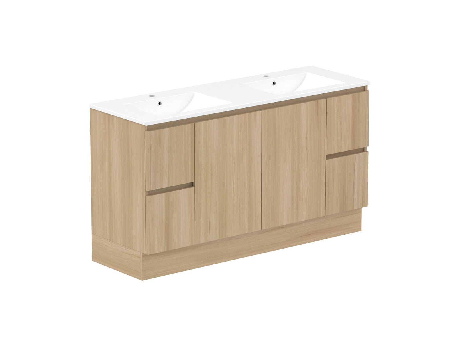 ADP Jane Vanity 1500mm double bowl in Plantation Ash