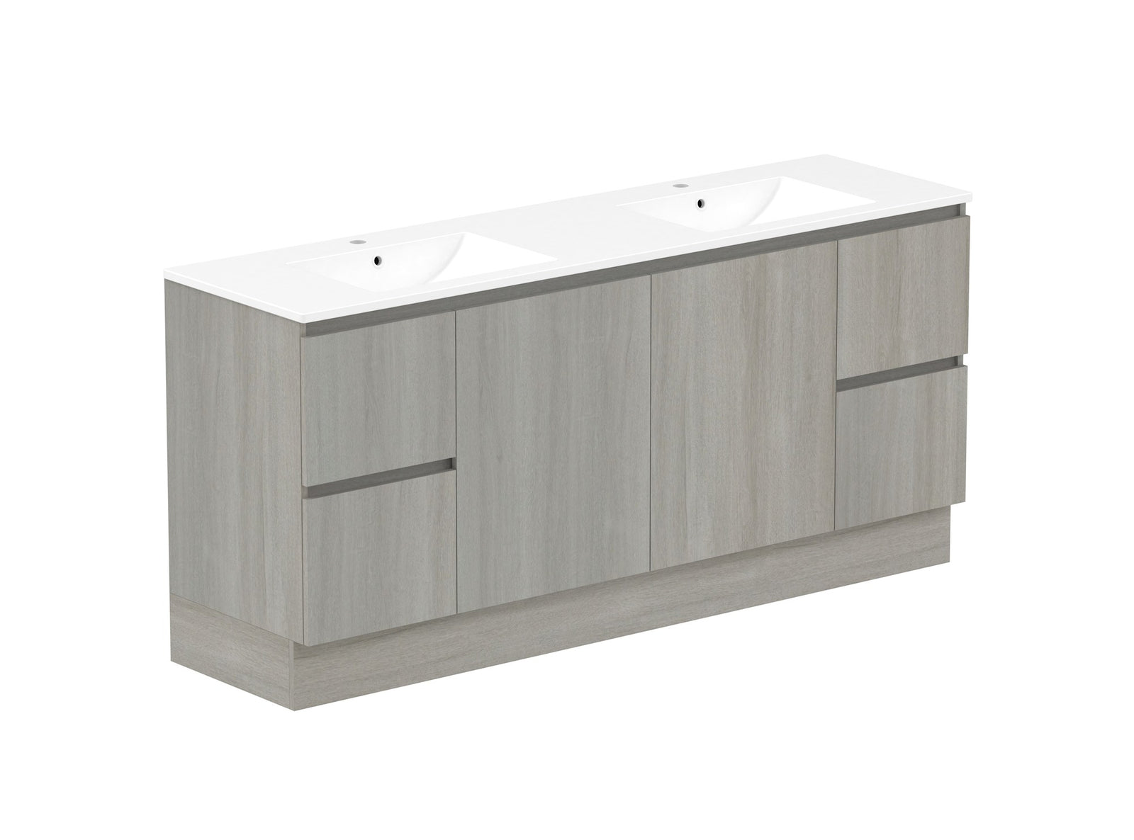 ADP Jane Vanity 1800mm double bowl in Palomera Oak
