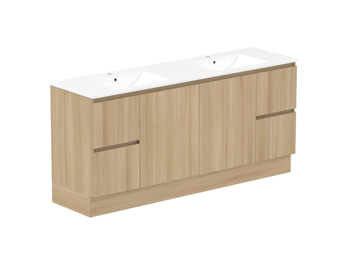 ADP Jane Vanity 1800mm double bowl in Plantation Ash
