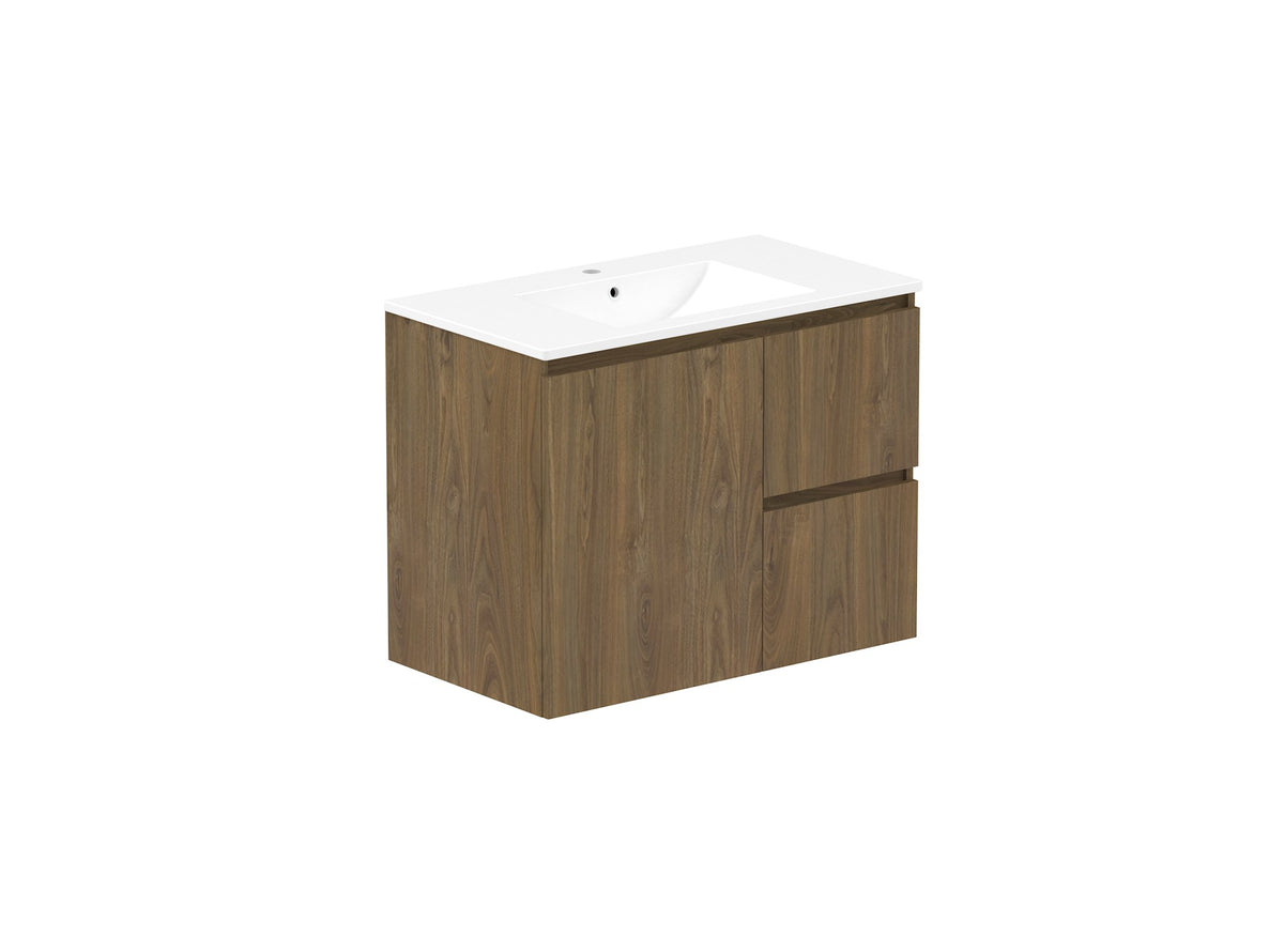 ADP Jane Vanity 900mm centre bowl in Natural Walnut