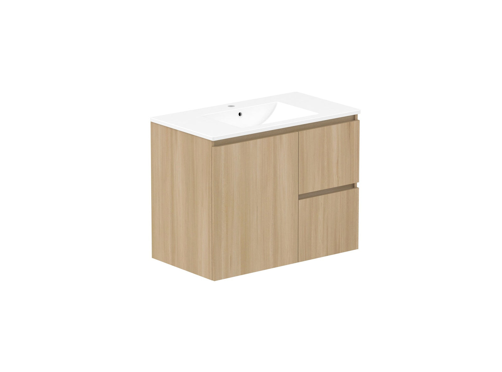ADP Jane Vanity 900mm centre bowl in Plantation Ash