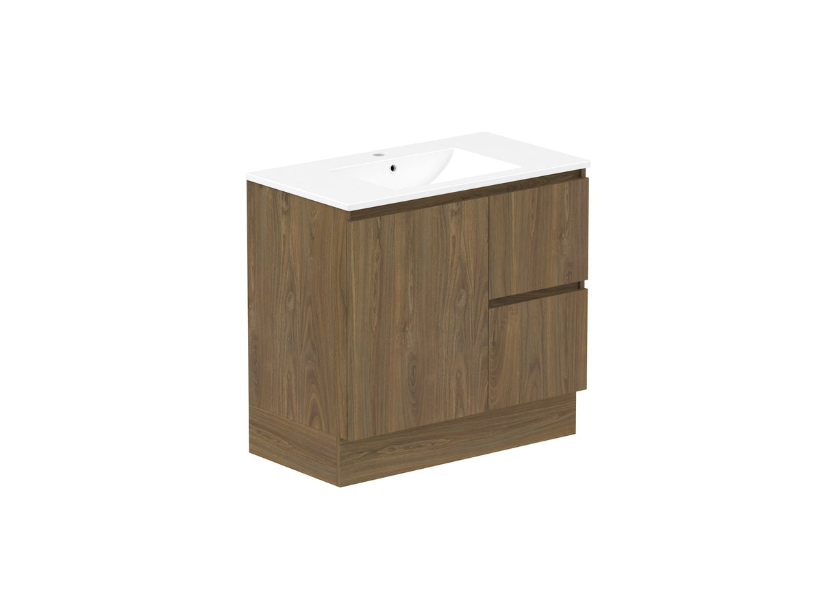 ADP Jane Vanity 900mm centre bowl in Natural Walnut