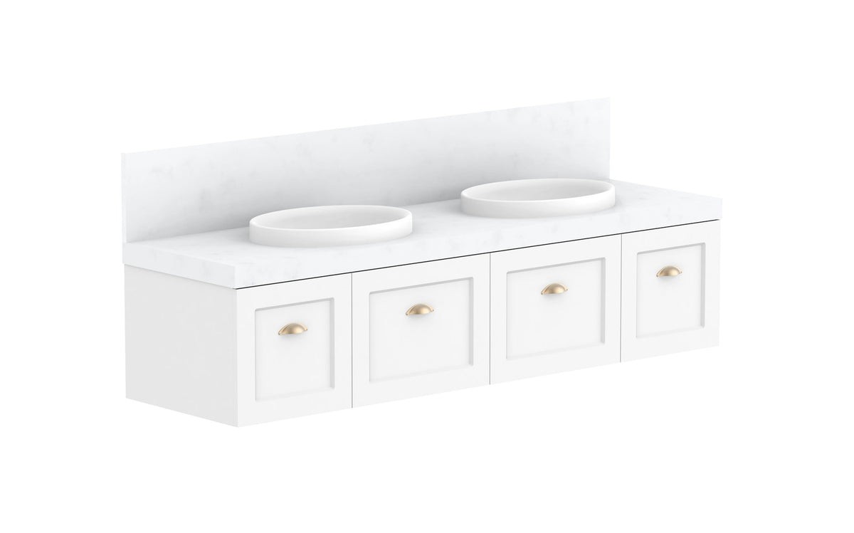 ADP London Wall Hung Vanity 1800mm double bowl