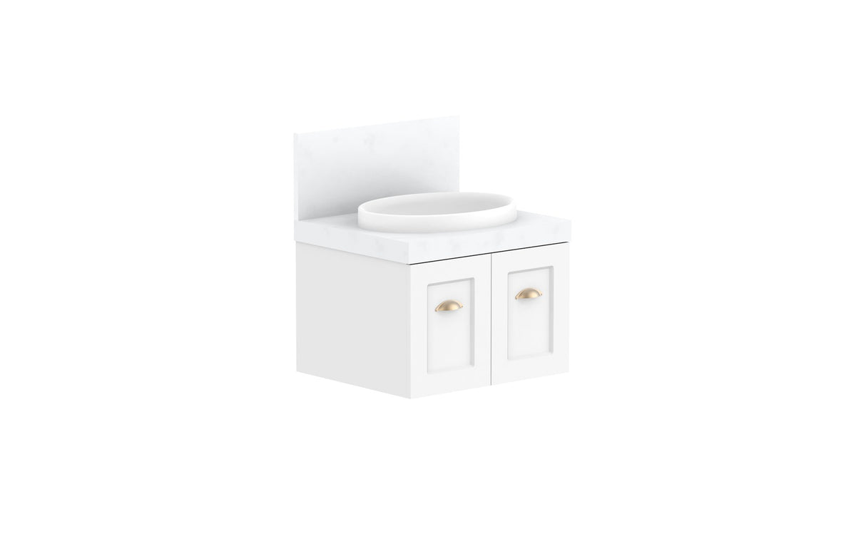 ADP London Wall Hung Vanity 600mm centre bowl