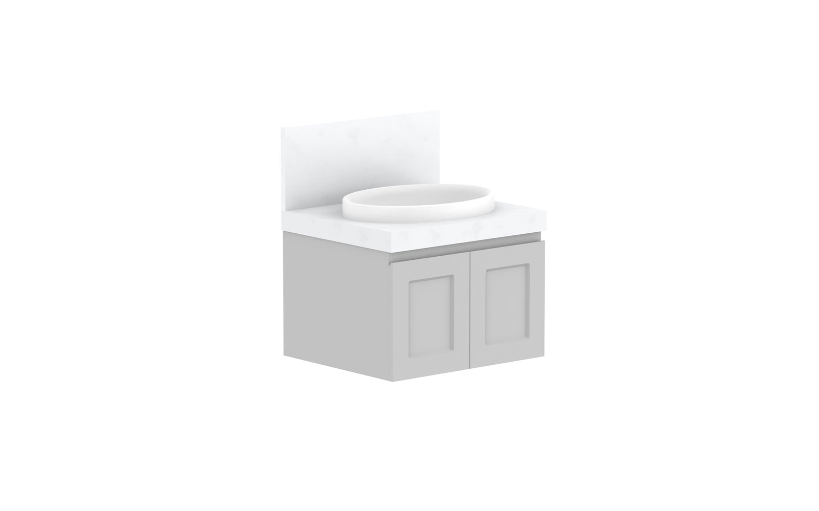 ADP London Wall Hung Vanity 600mm centre bowl