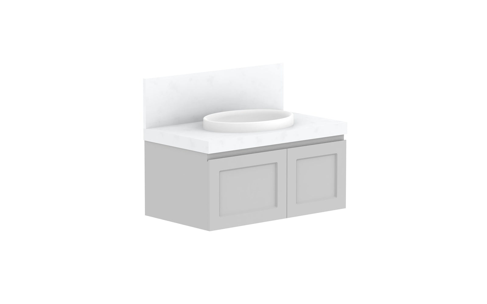 ADP London Wall Hung Vanity 900mm centre bowl