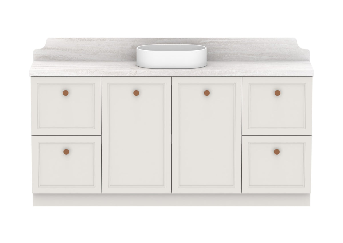 ADP Mabel Ensuite Floor Mount Vanity 1800mm centre bowl, front view