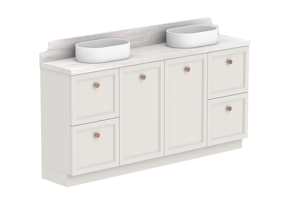 ADP Mabel Ensuite Floor Mount Vanity 1800mm double bowl