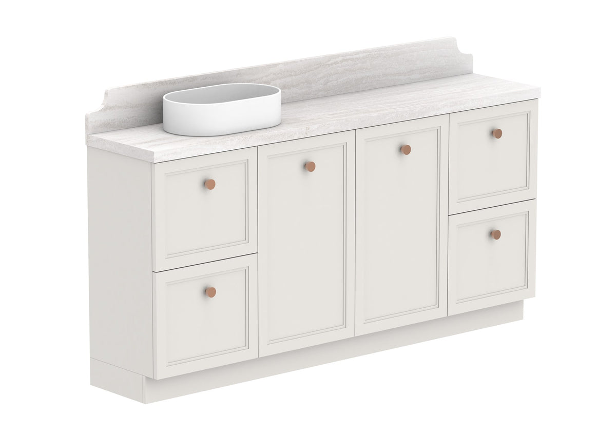 ADP Mabel Ensuite Floor Mount Vanity 1800mm left offset bowl