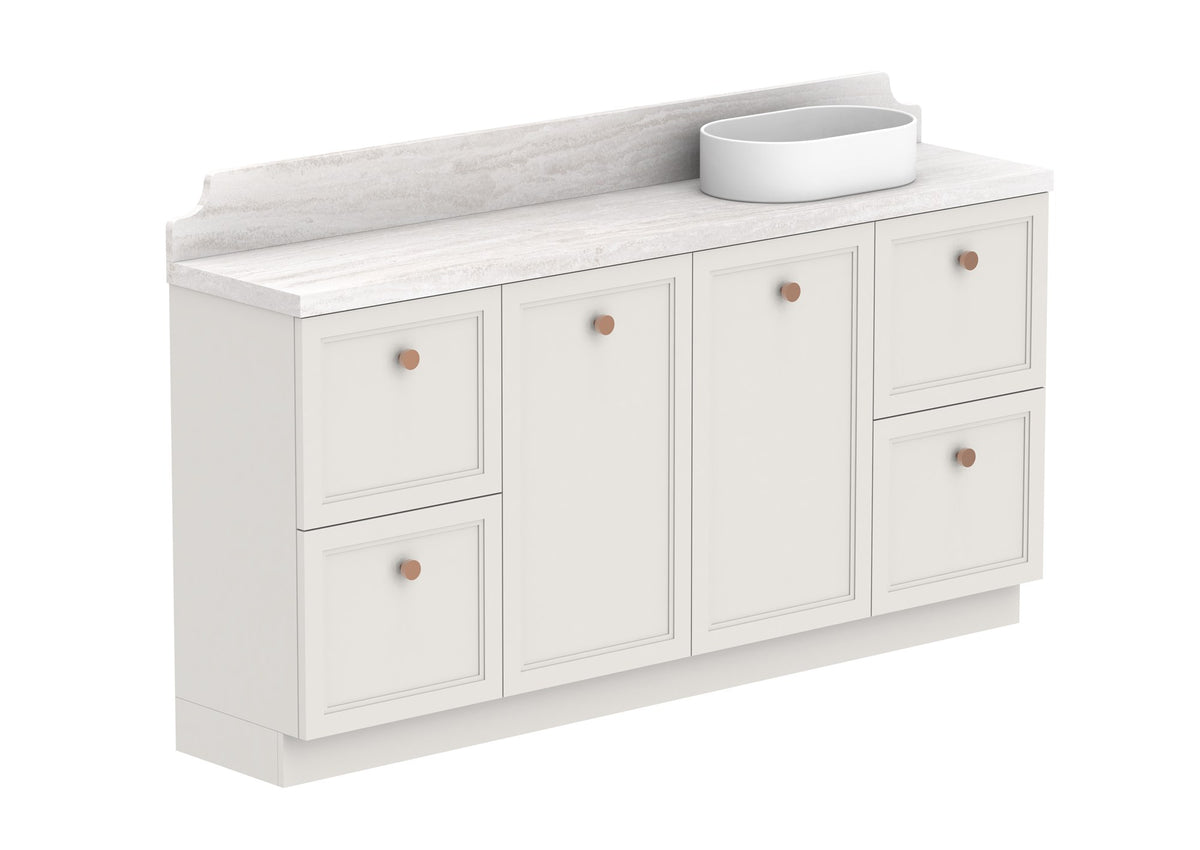 ADP Mabel Ensuite Floor Mount Vanity 1800mm right offset bowl