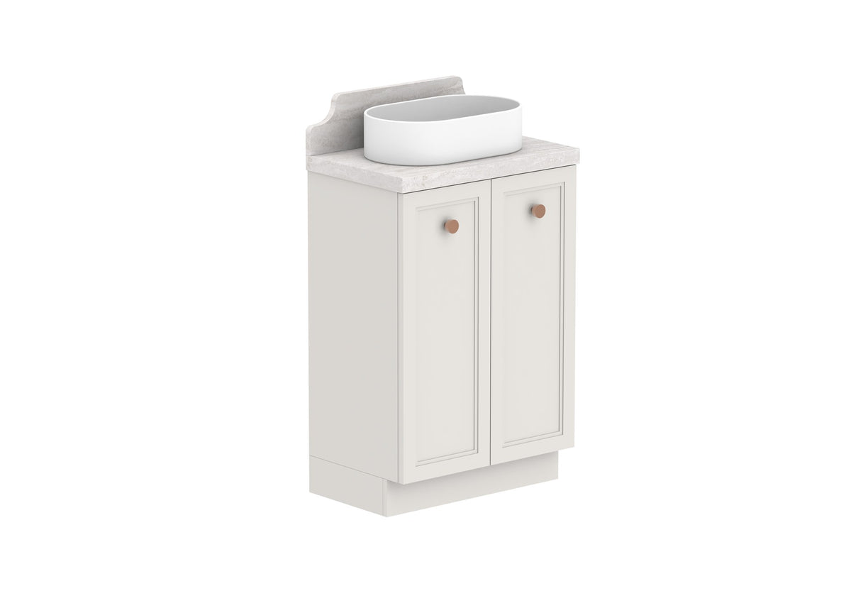 ADP Mabel Ensuite Floor Mount Vanity 600mm centre bowl