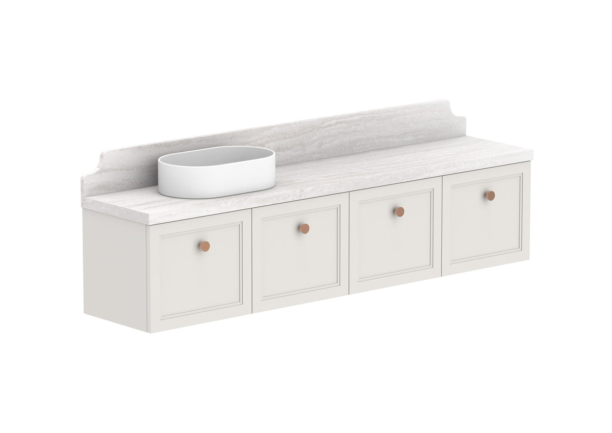 ADP Mabel Ensuite Wall Hung Vanity 1800mm left offset bowl