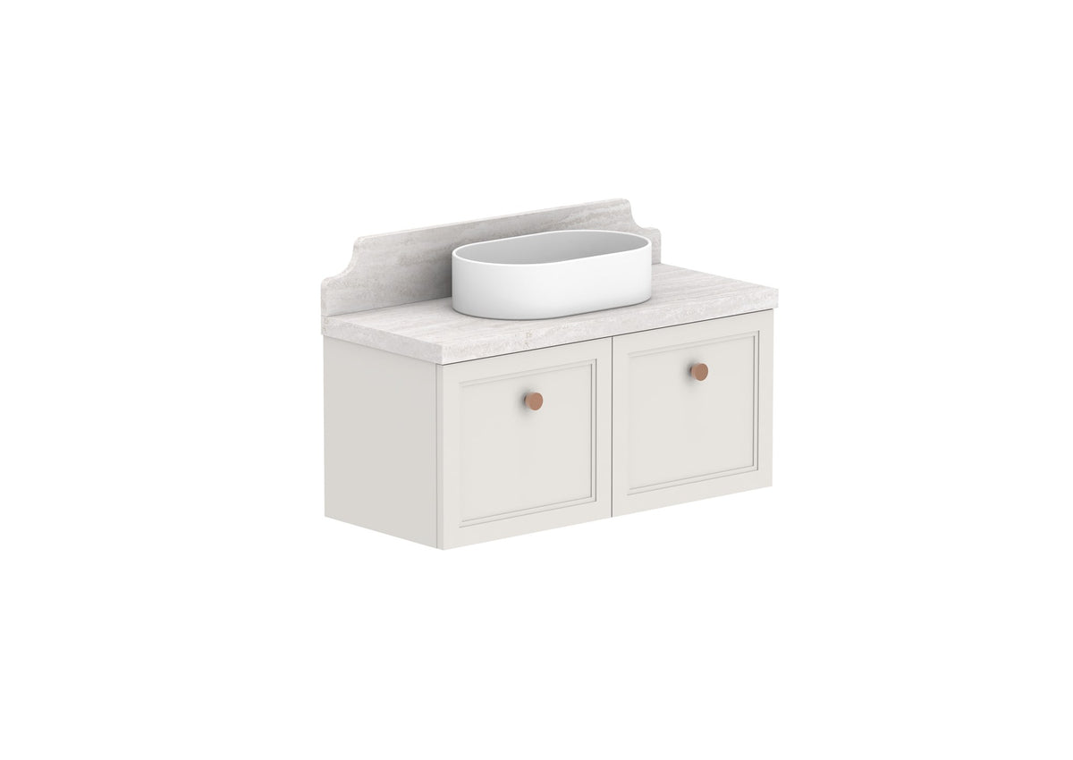 ADP Mabel Ensuite Wall Hung Vanity 900mm centre bowl