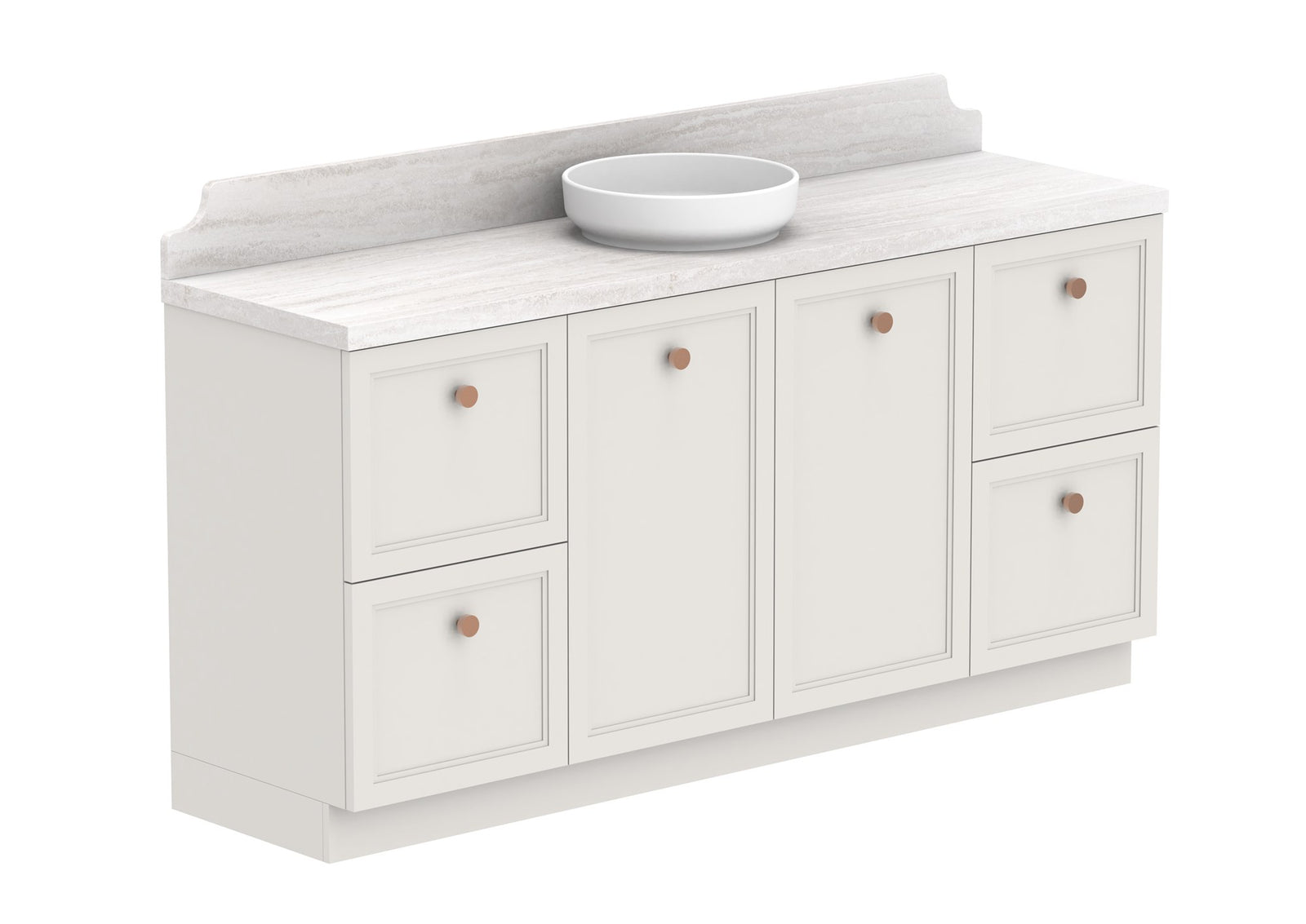 ADP Mabel Full Depth Floor Mount Vanity 1800mm centre bowl