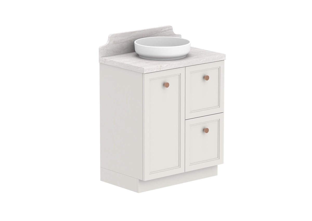 ADP Mabel Full Depth Floor Mount Vanity 750mm centre bowl