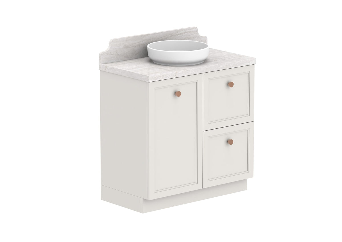 ADP Mabel Full Depth Floor Mount Vanity 900mm centre bowl