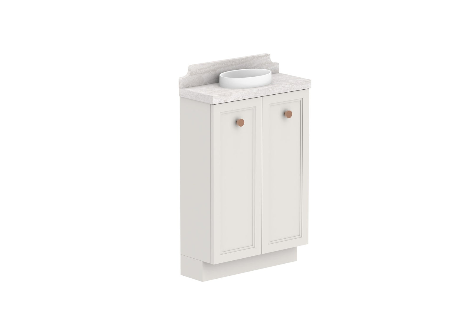 ADP Mabel Mini Floor Mount Vanity 600mm centre bowl
