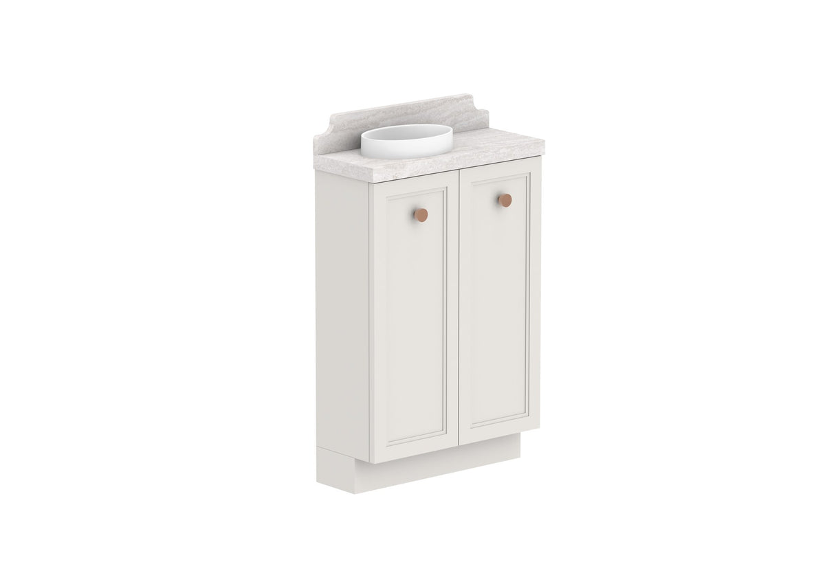 ADP Mabel Mini Floor Mount Vanity 600mm left offset bowl