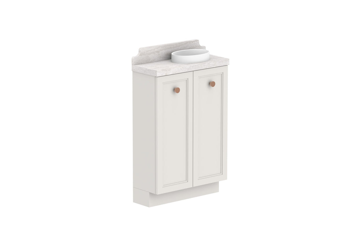 ADP Mabel Mini Floor Mount Vanity 600mm right offset bowl