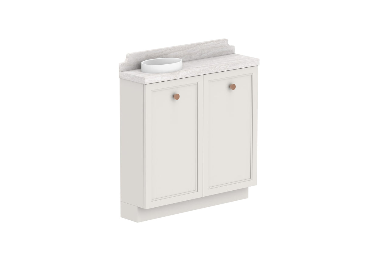 ADP Mabel Mini Floor Mount Vanity 900mm left offset bowl