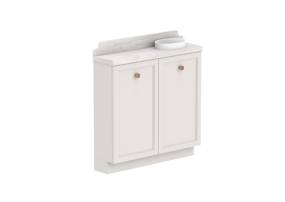 ADP Mabel Mini Floor Mount Vanity 900mm right offset bowl