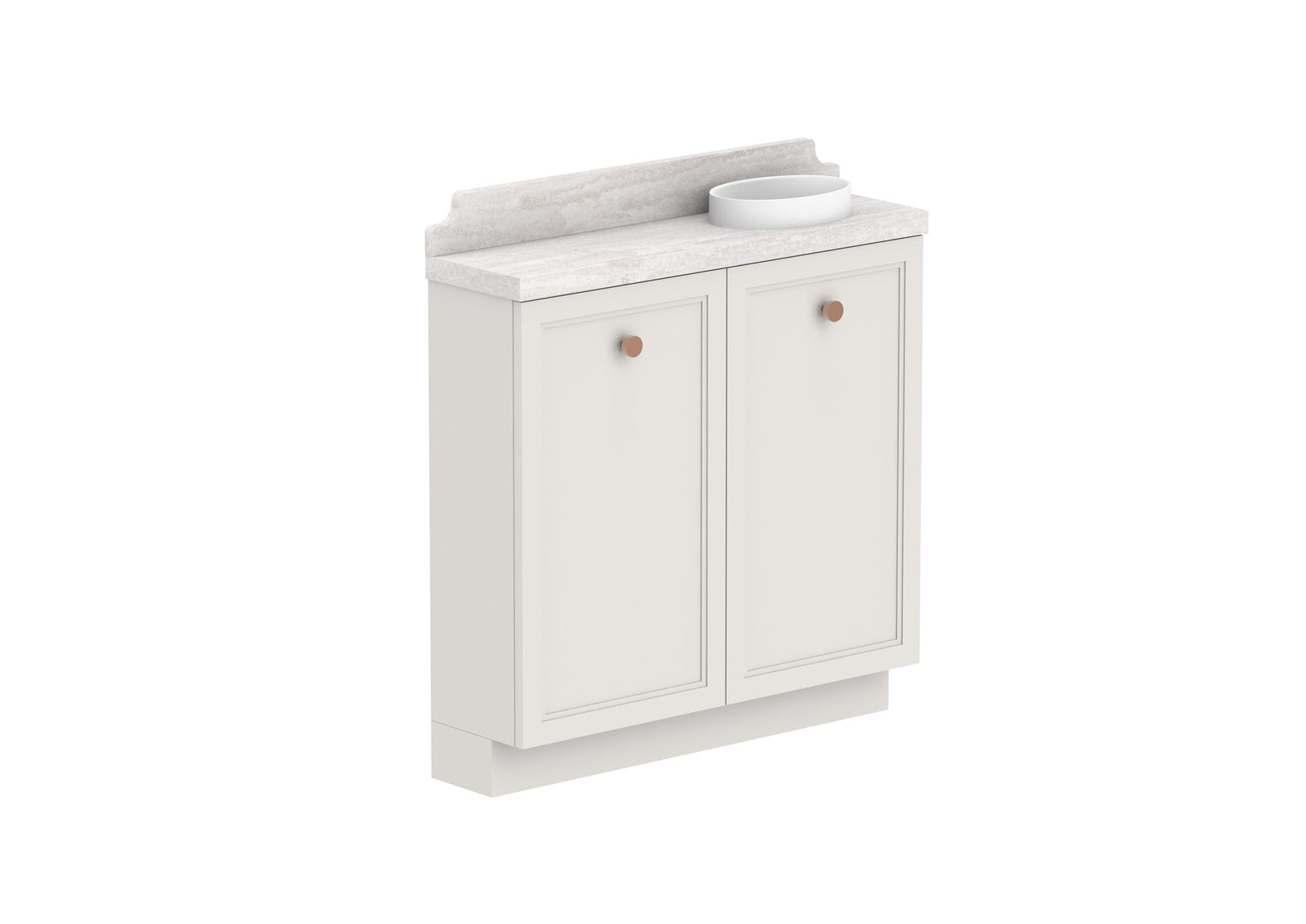 ADP Mabel Mini Floor Mount Vanity 900mm right offset bowl