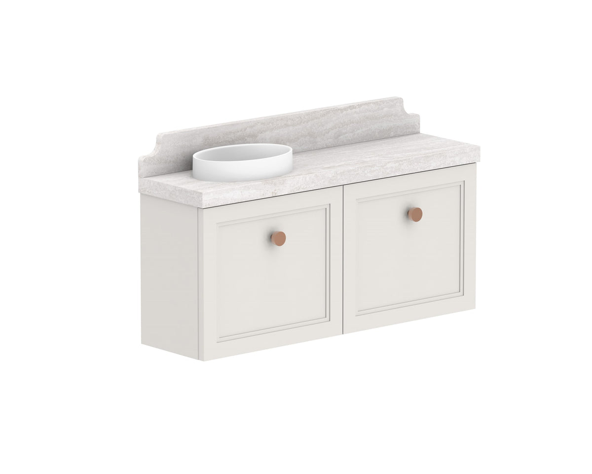 ADP Mabel Mini Wall Hung Vanity 900mm left offset bowl