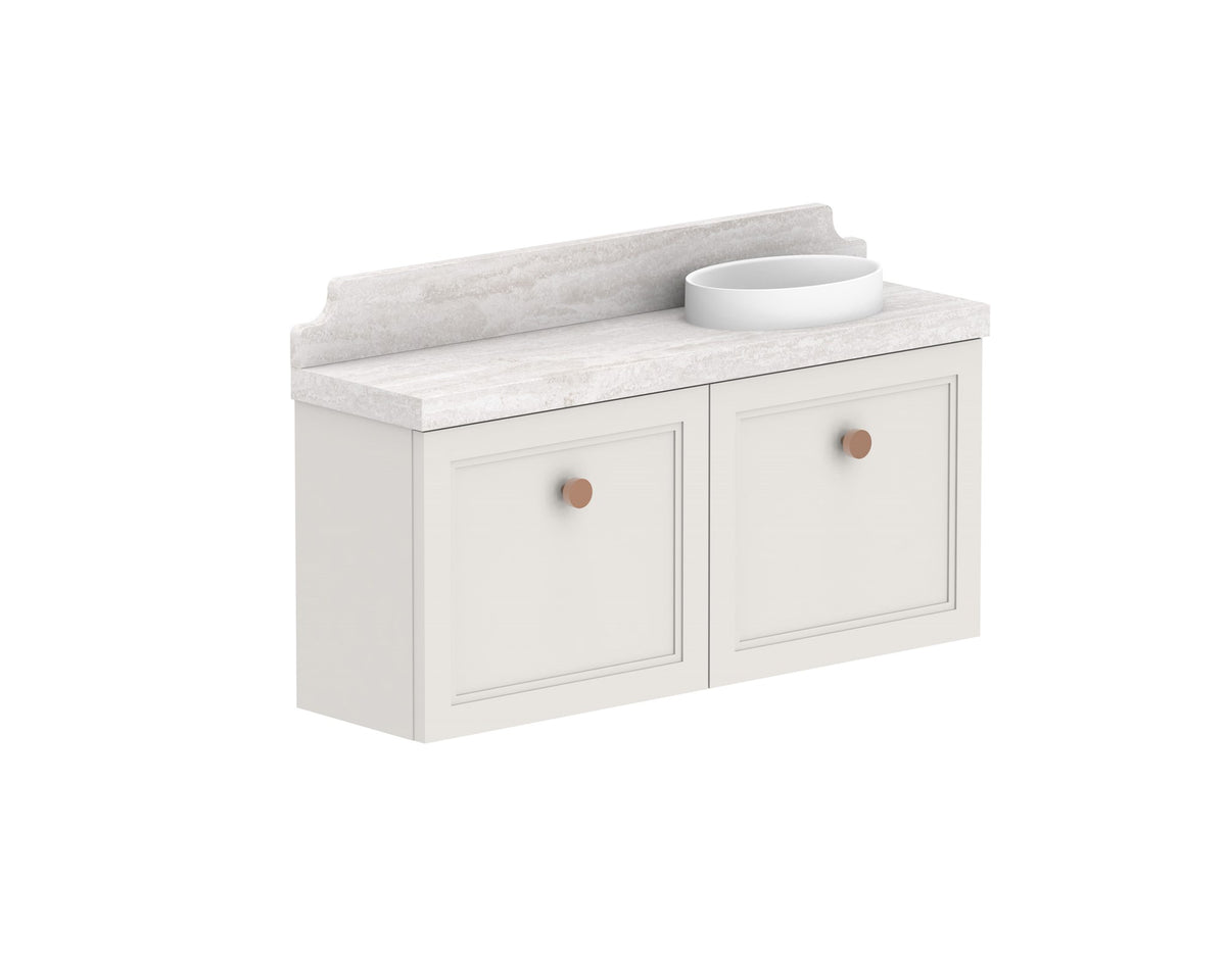 ADP Mabel Mini Wall Hung Vanity 900mm right offset bowl