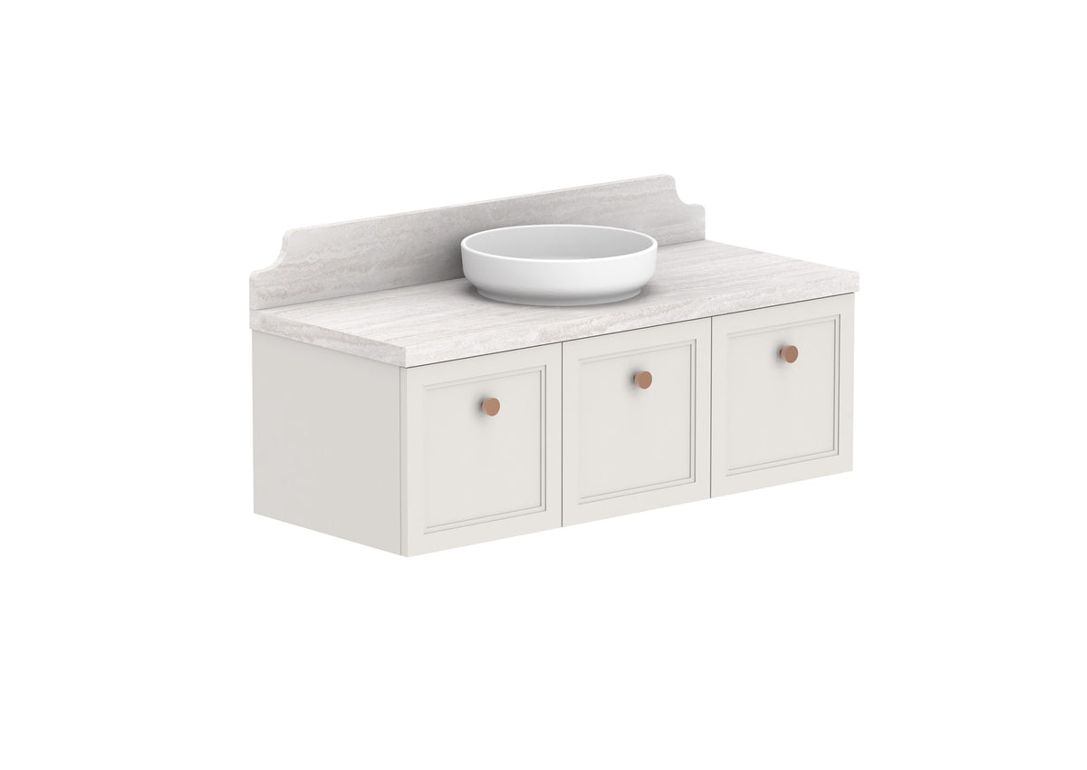 ADP Mabel Full Depth Wall Hung Vanity 1200mm centre bowl