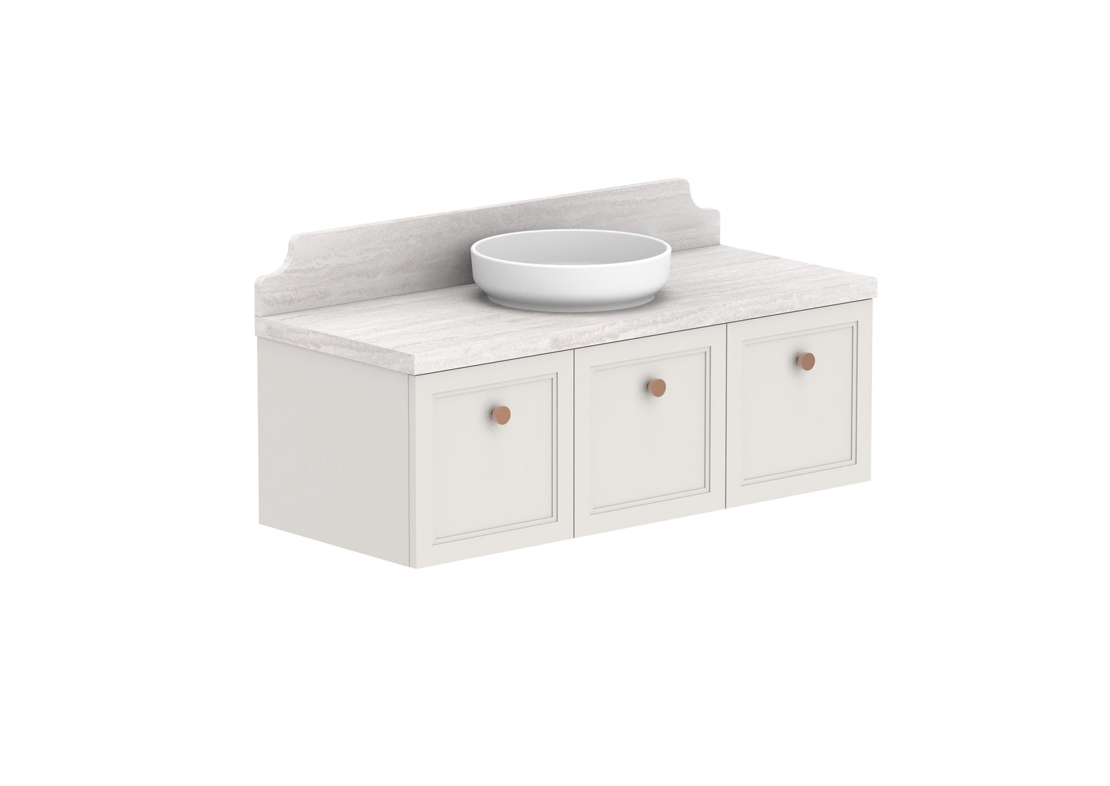ADP Mabel Full Depth Wall Hung Vanity 1200mm centre bowl