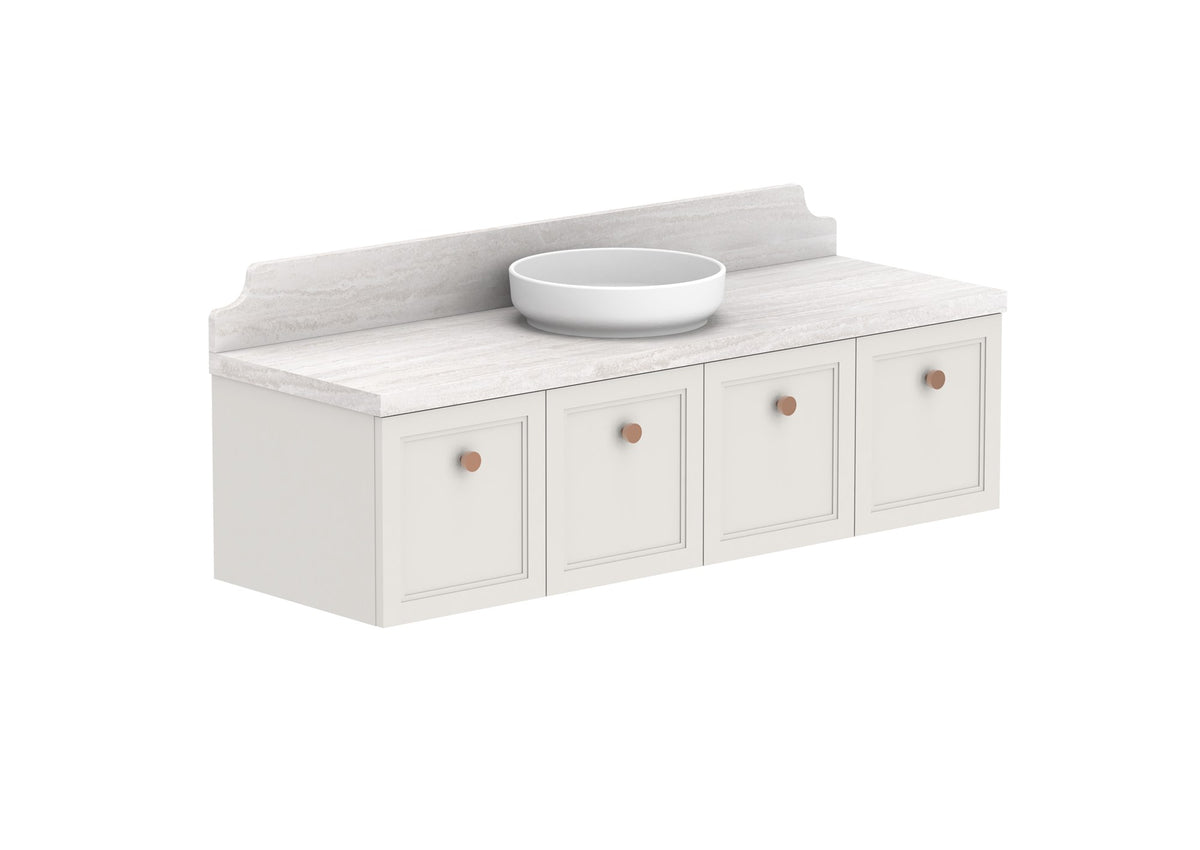 ADP Mabel Full Depth Wall Hung Vanity 1500mm centre bowl