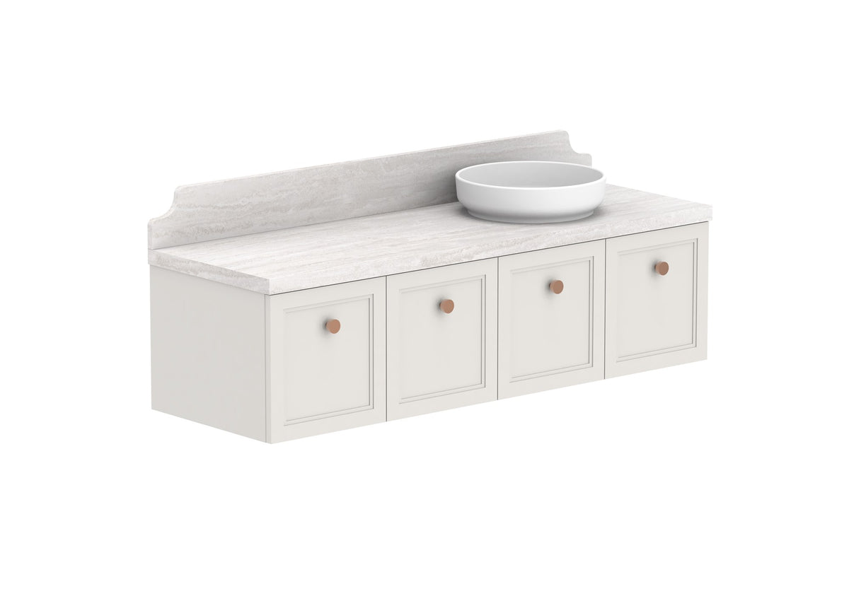 ADP Mabel Full Depth Wall Hung Vanity 1500mm right offset bowl