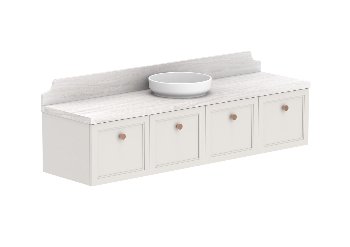ADP Mabel Full Depth Wall Hung Vanity 1800mm centre bowl