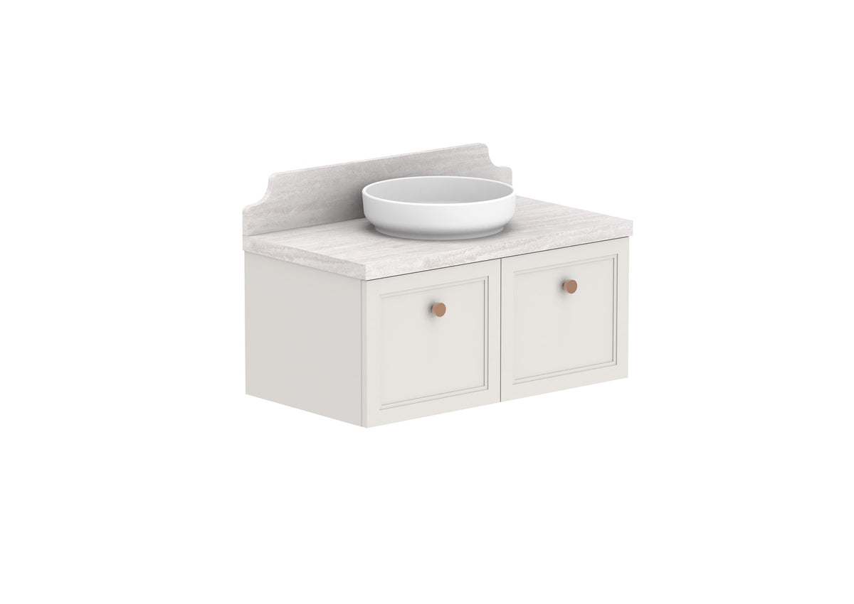 ADP Mabel Full Depth Wall Hung Vanity 900mm centre bowl