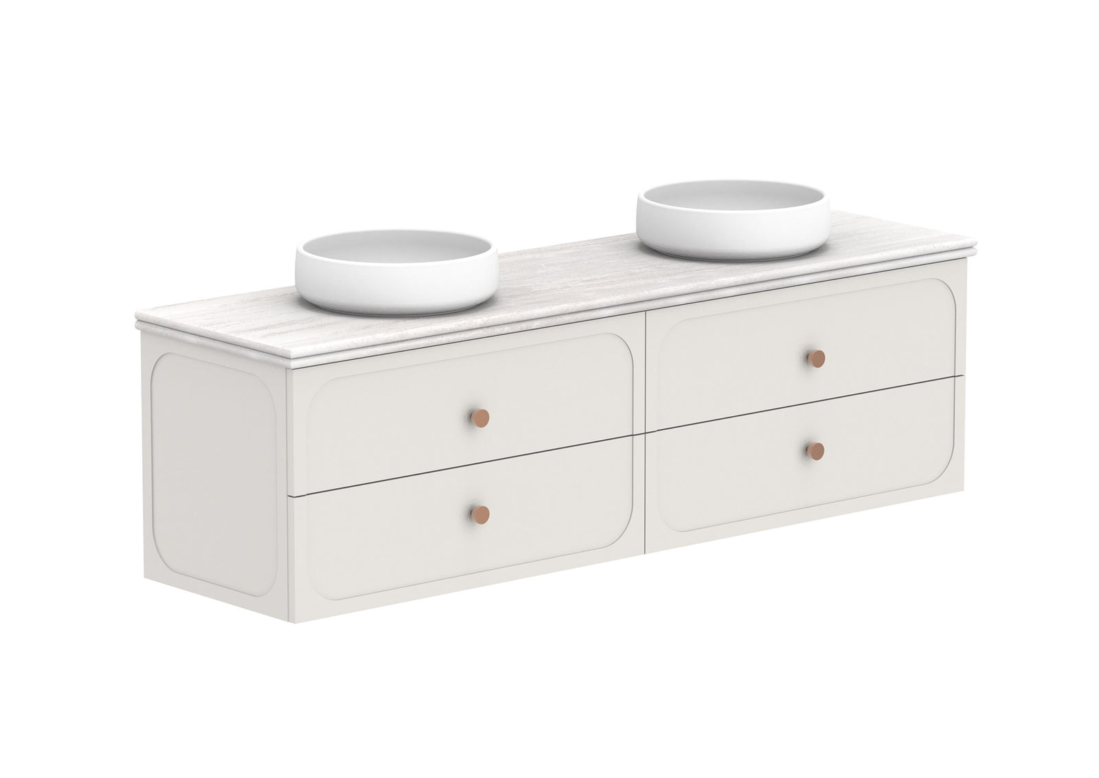 ADP Madden Wall Hung Vanity 1800mm double bowl