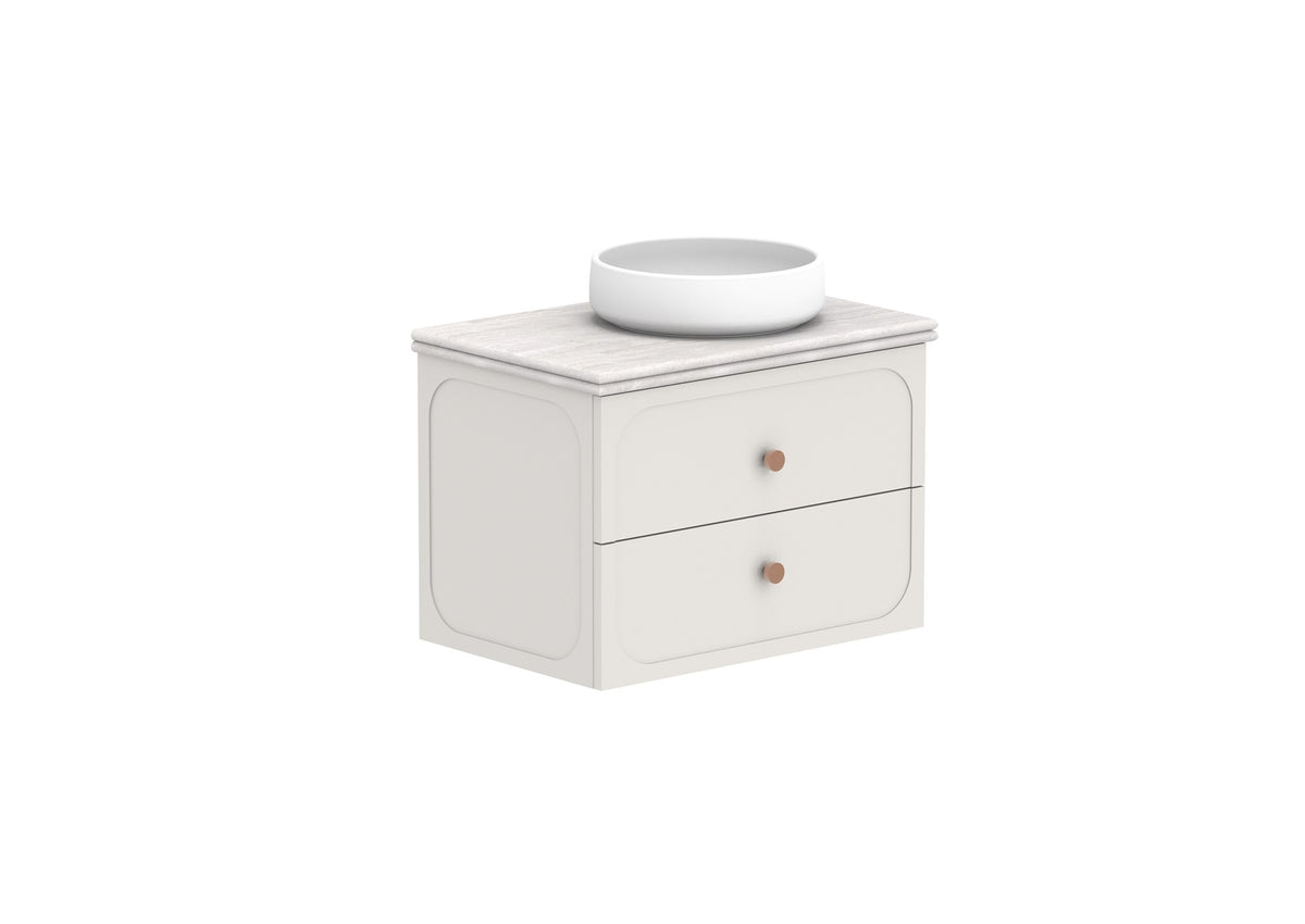 ADP Madden Wall Hung Vanity 750mm right offset bowl