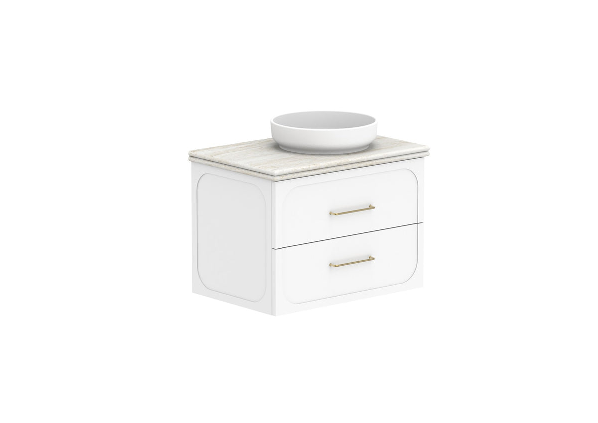 ADP Madden Wall Hung Vanity 750mm right offset bowl