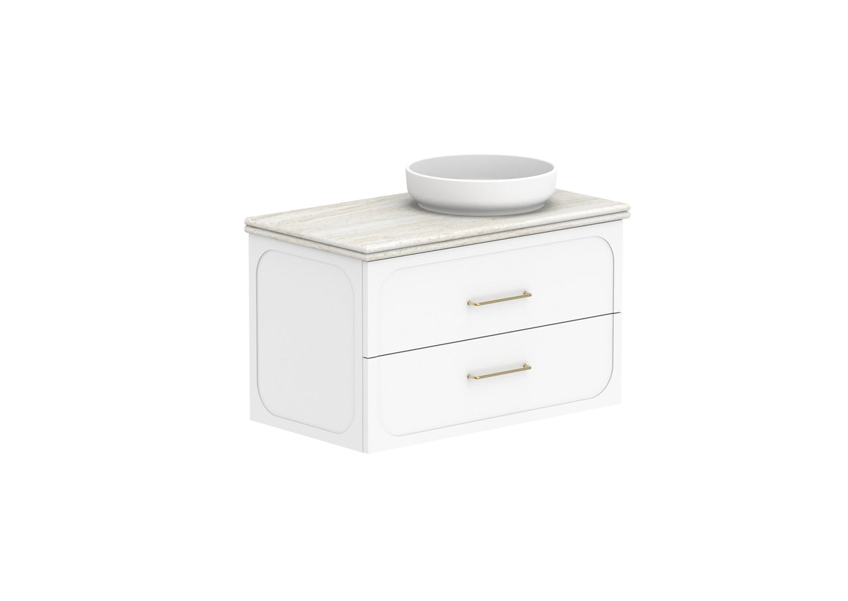 ADP Madden Wall Hung Vanity 900mm right offset bowl