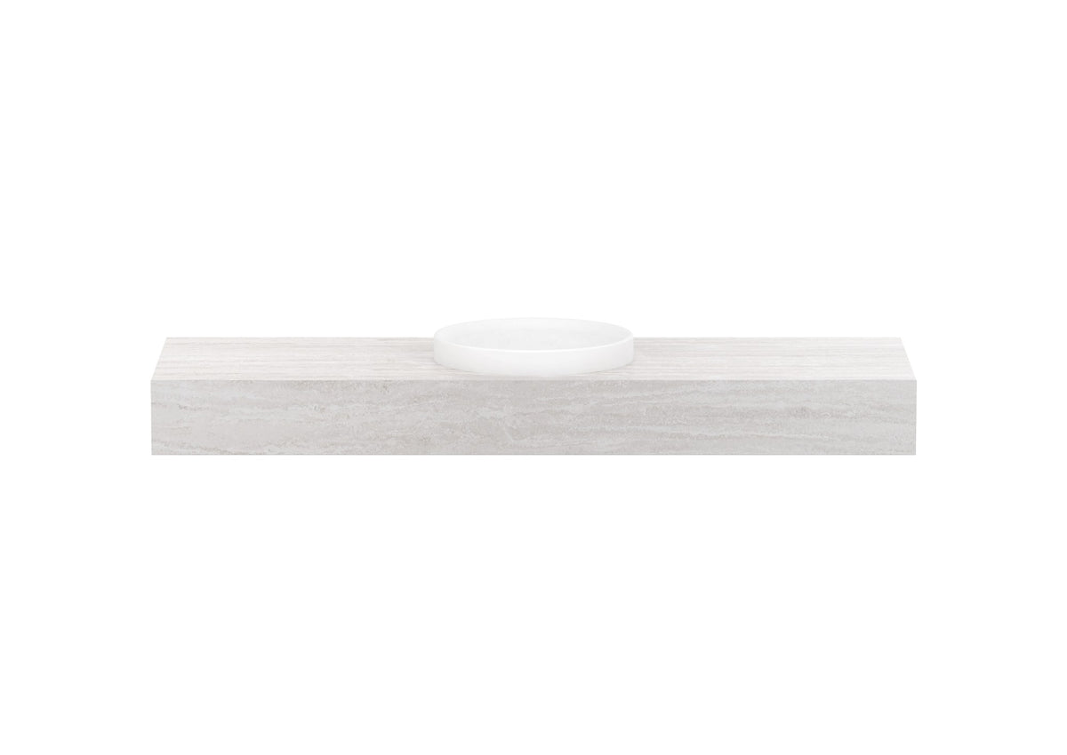 ADP Michel Wall Hung Vanity 1500mm centre bowl, front view