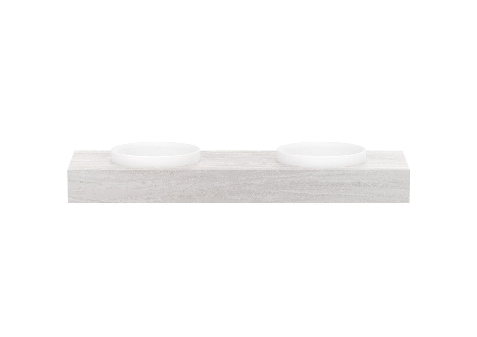 ADP Michel Wall Hung Vanity 1500mm double bowl, front view