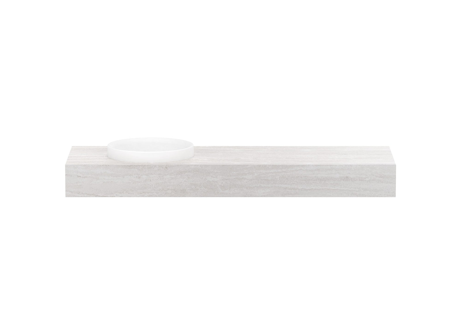 ADP Michel Wall Hung Vanity 1500mm left offset bowl, front view