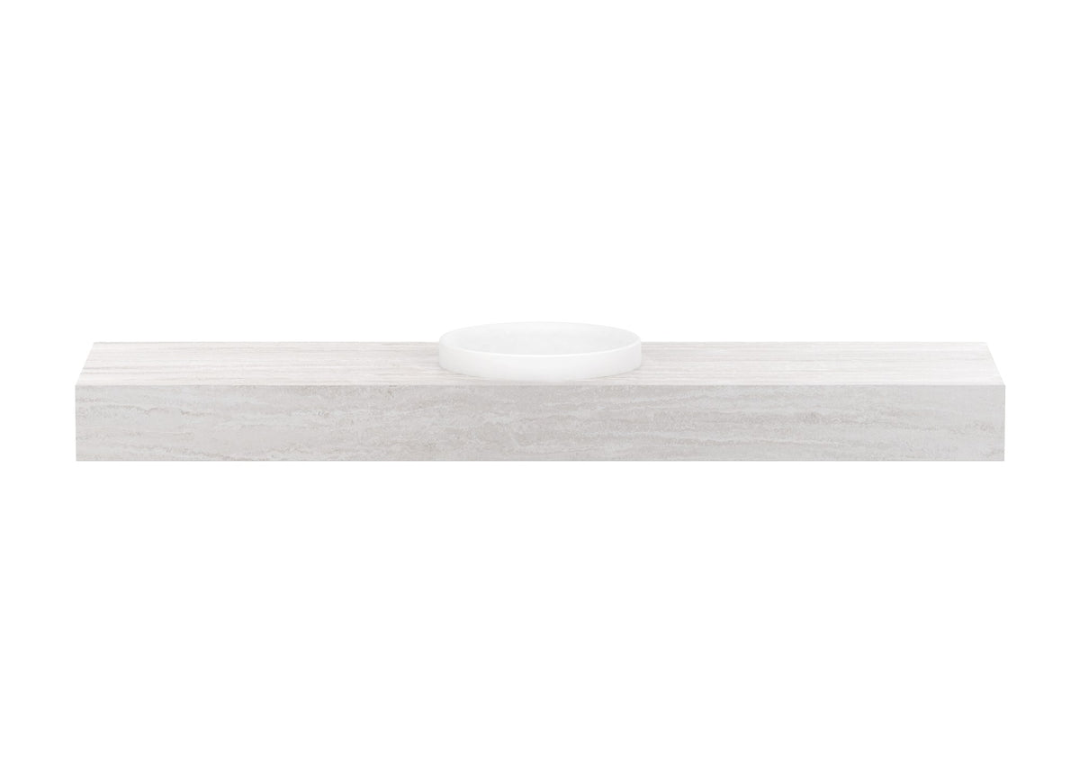 ADP Michel Wall Hung Vanity 1800mm centre bowl, front view