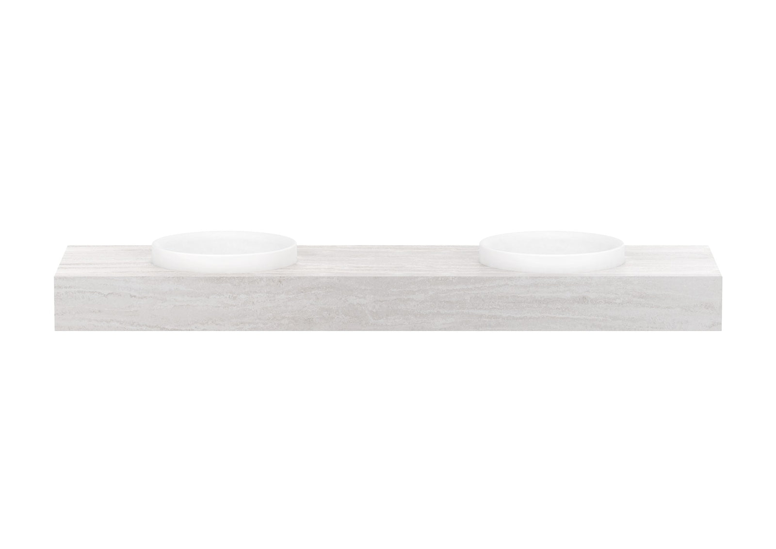 ADP Michel Wall Hung Vanity 1800mm double bowl, front view