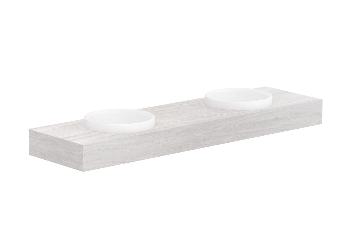 ADP Michel Wall Hung Vanity 1800mm double bowl